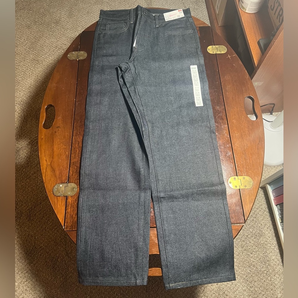 Uniqlo Men’s Regular Fit Straight Leg Selvedge Denim (29” X 29.5”) - NEW